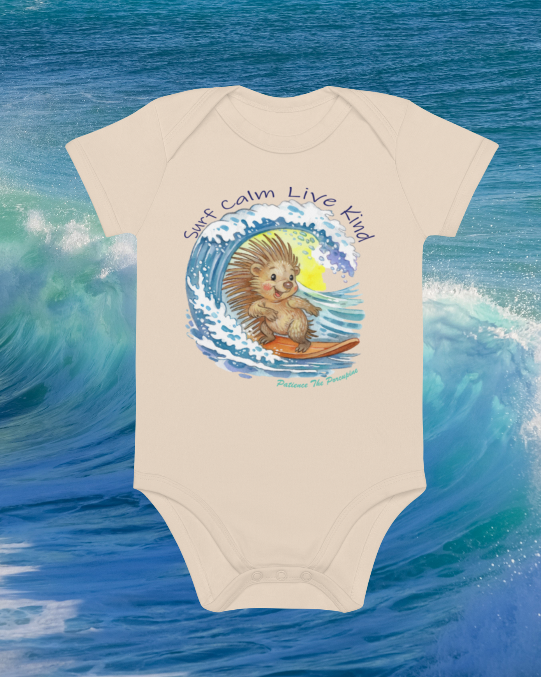 Patience Organic cotton baby bodysuit