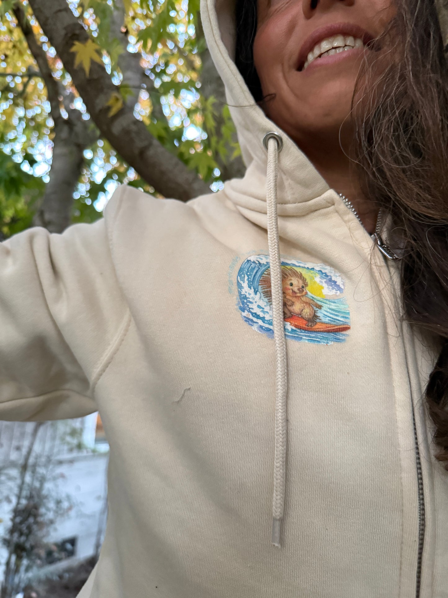 Know Your Spot, Know Your Skill – Winter Waves Edition Zip Hoodie