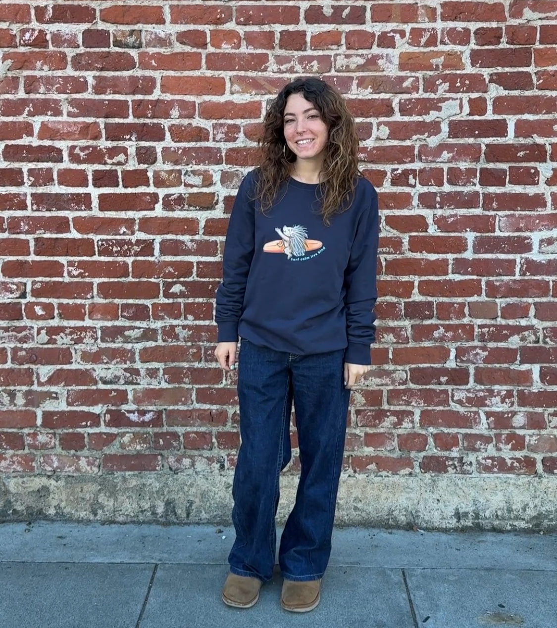 Live Kind  vibes everyday organic sweatshirt