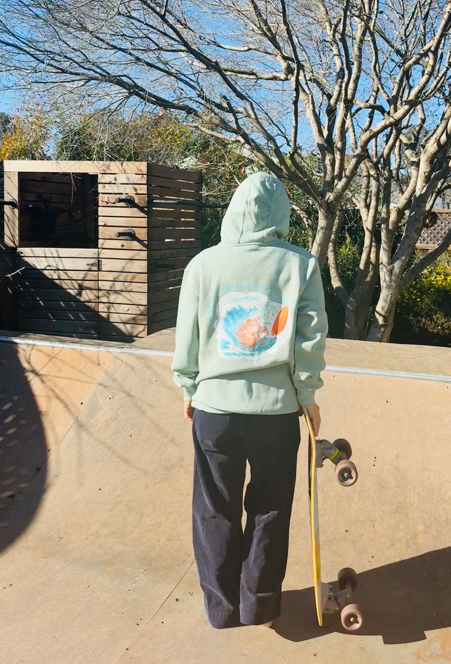 Know Your Spot, Know Your Skill – Winter Waves Edition Zip Hoodie