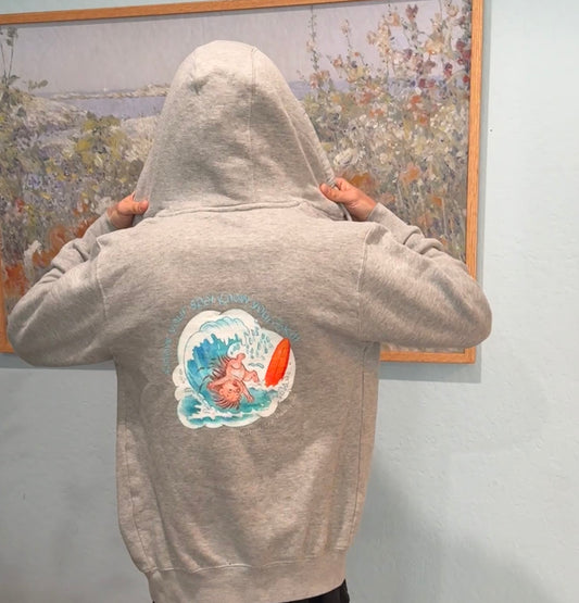 Know Your Spot, Know Your Skill – Winter Waves Edition Zip Hoodie