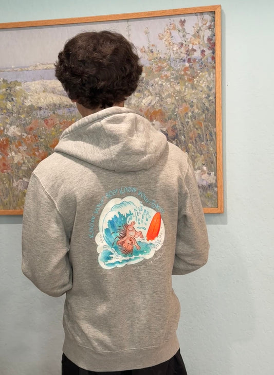 Know Your Spot, Know Your Skill – Winter Waves Edition Zip Hoodie