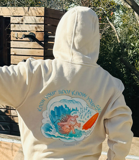 Know Your Spot, Know Your Skill – Winter Waves Edition Zip Hoodie
