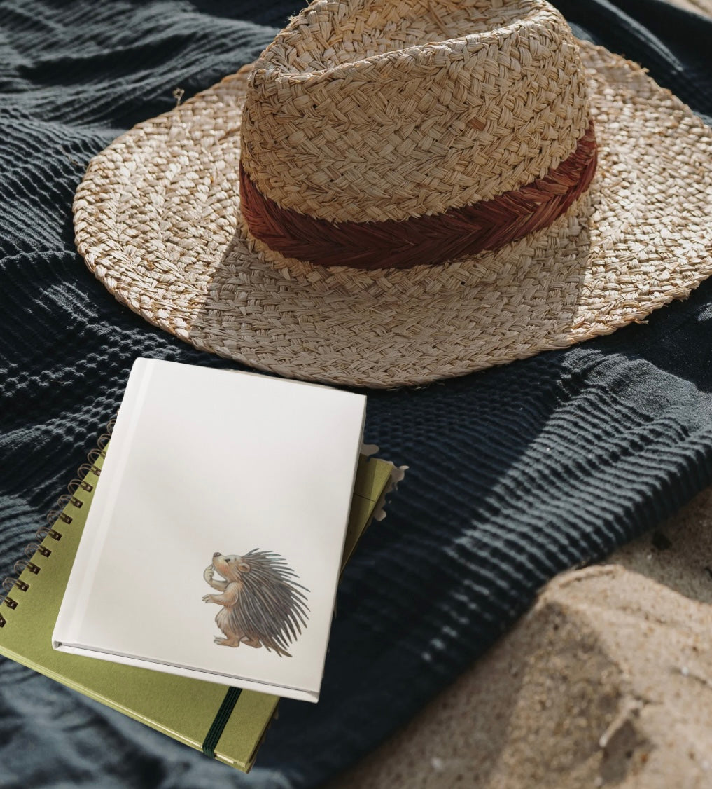Patience The Porcupine Hardcover Journal - Write your own title and story