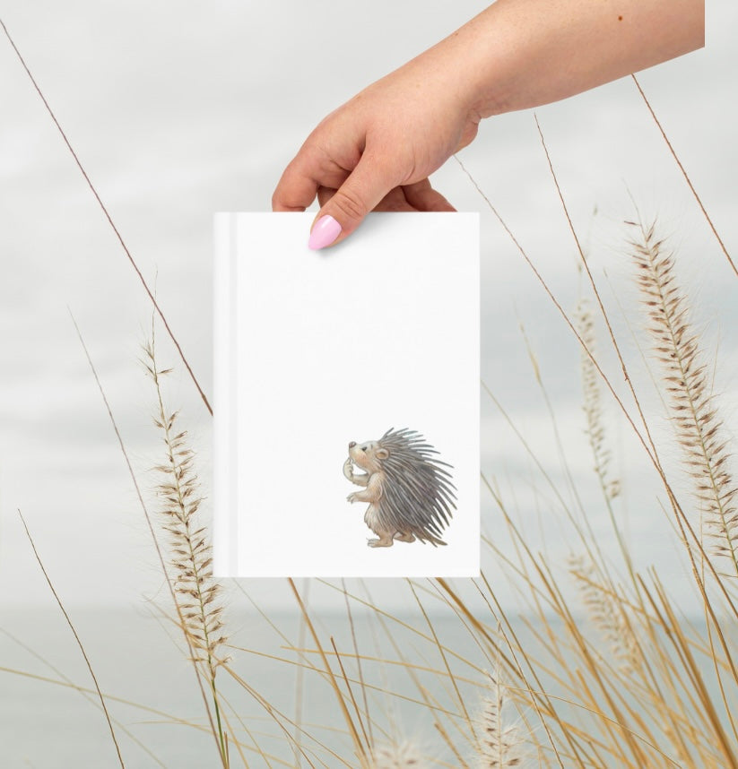 Patience The Porcupine Hardcover Journal - Write your own title and story