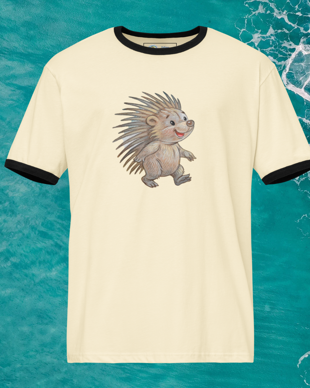 Patience kind vibes lightweight ringer tee