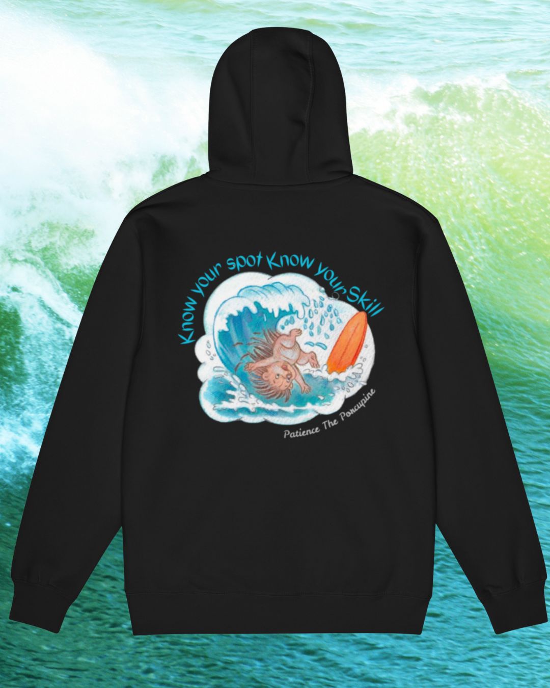 Know Your Spot, Know Your Skill – Winter Waves Edition Zip Hoodie